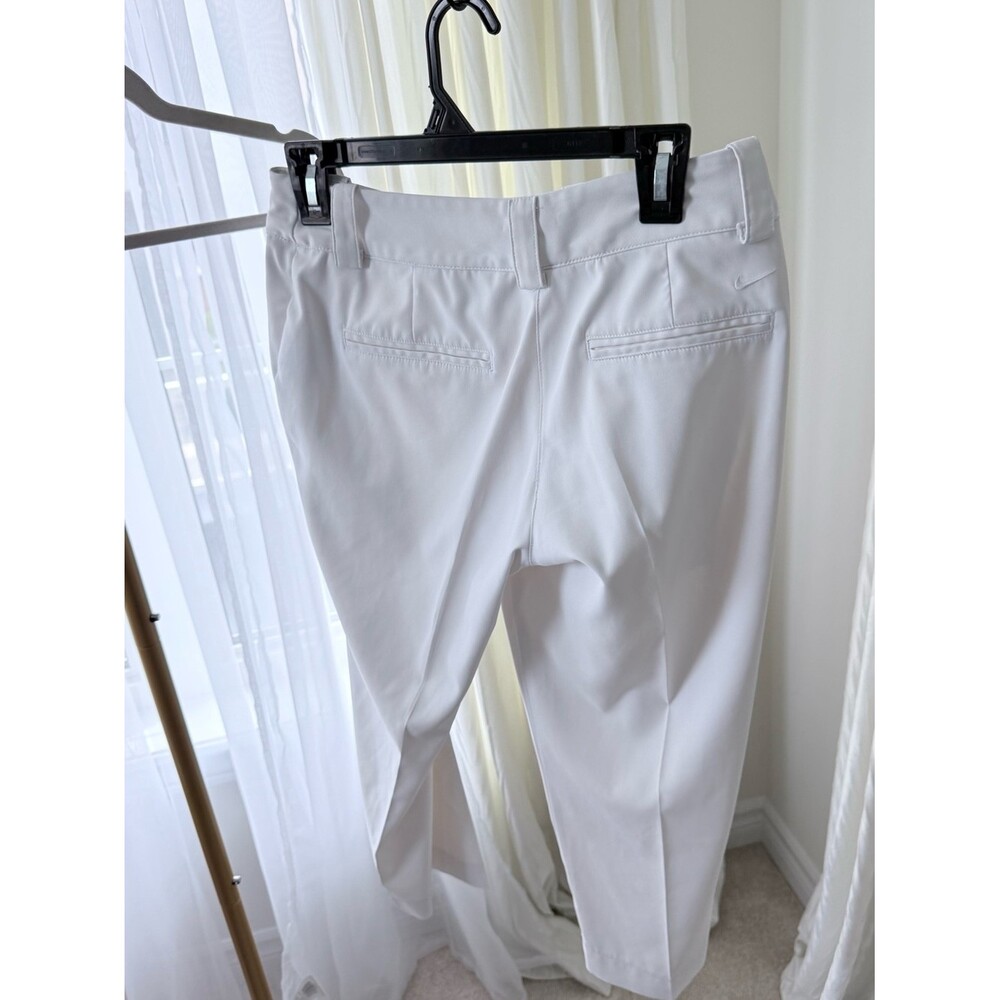 Nike White Dri-FIT Athletic Shorts - Picture 2 of 4